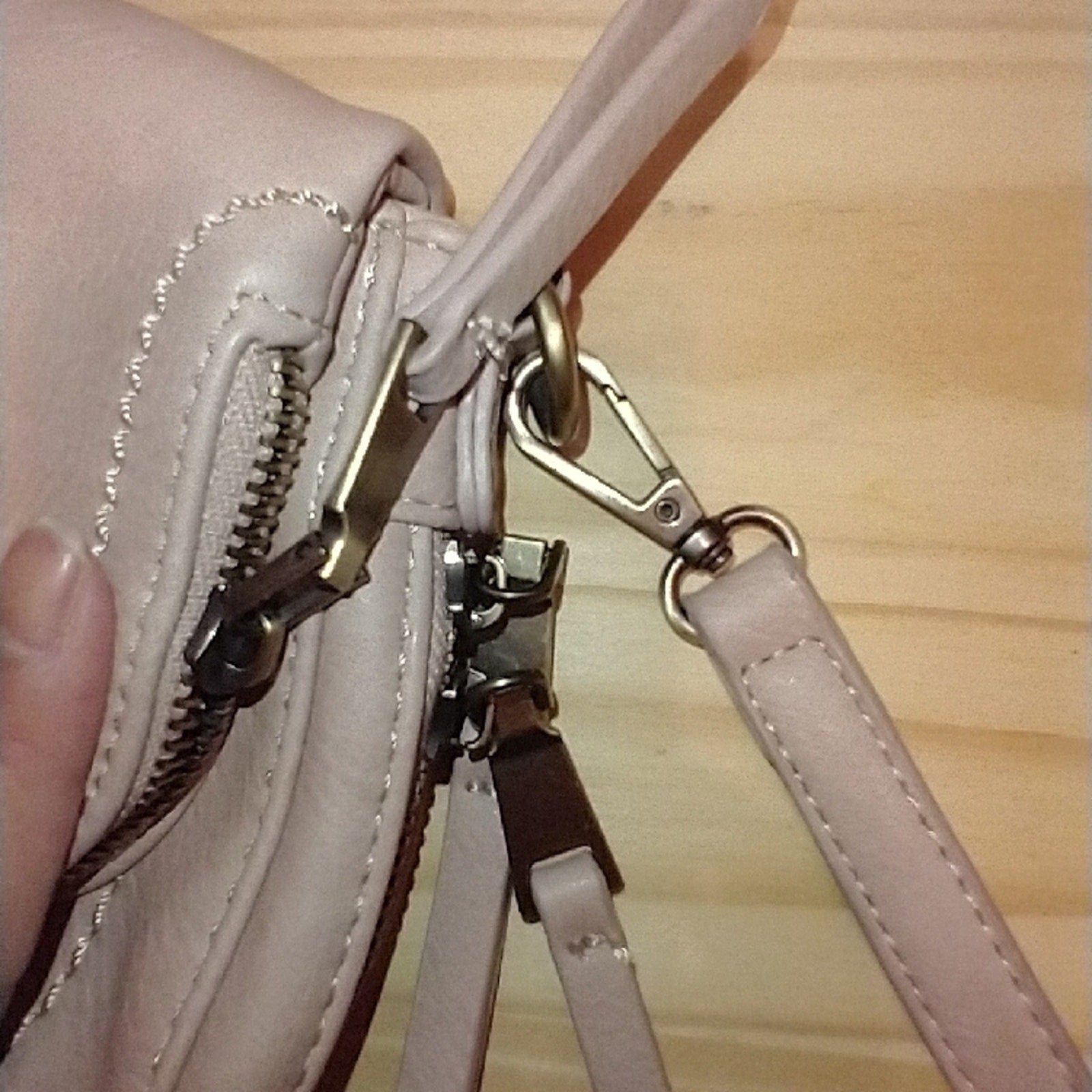 Antik By Anthropologie NWOT Vegan Small Bag in Blush