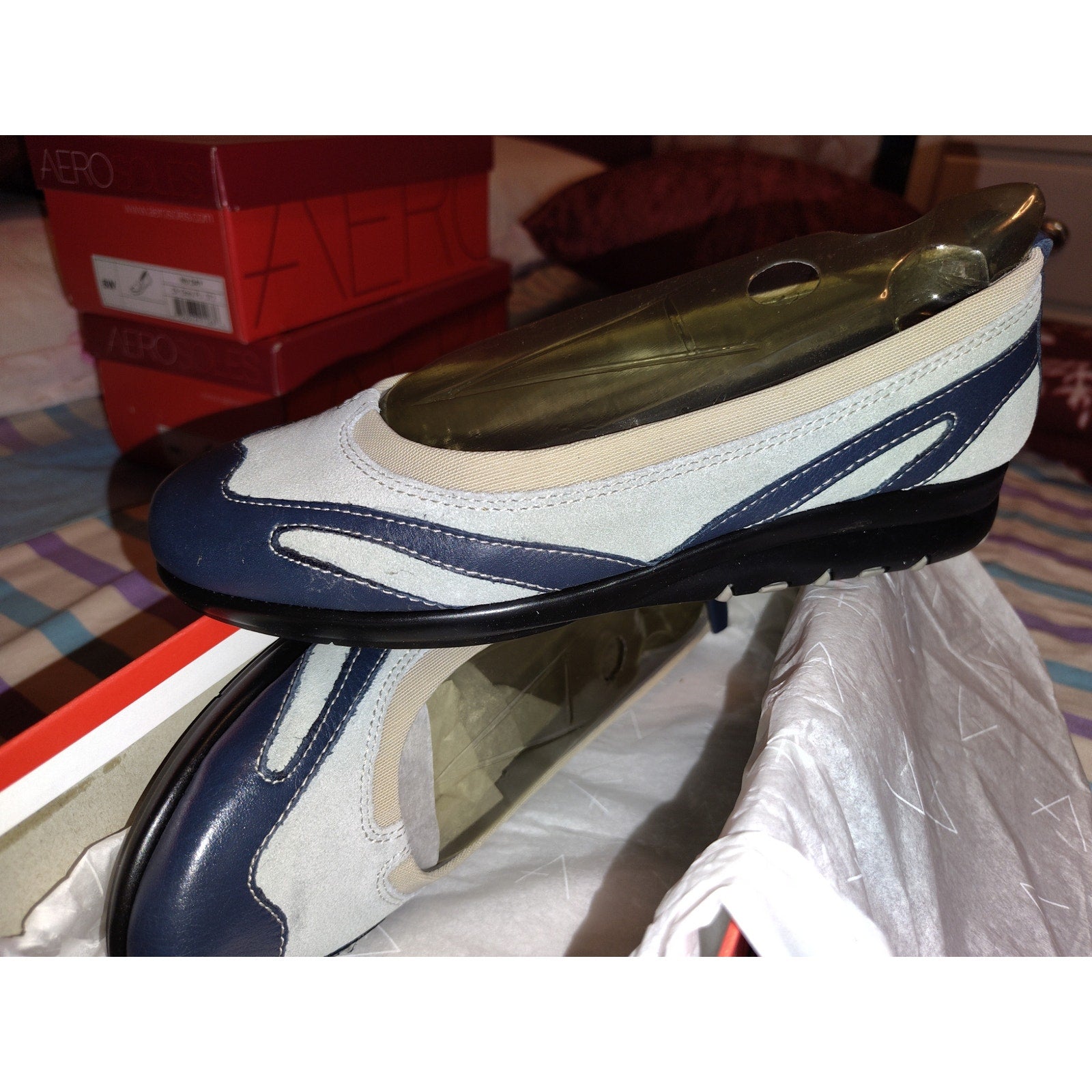Aerosoles Ambush loafers in blue SZ 8w