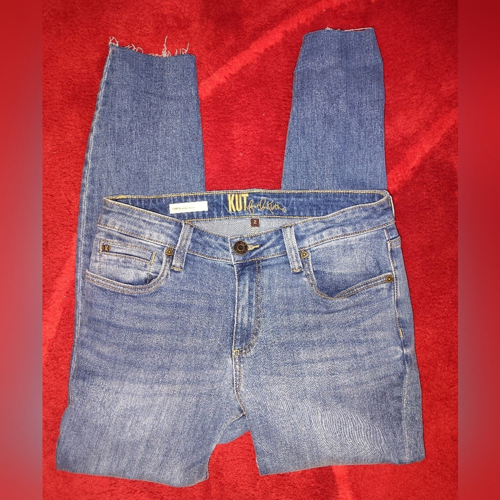 Kut from the Kloth Light Blue Ankle Jeans Sz 2