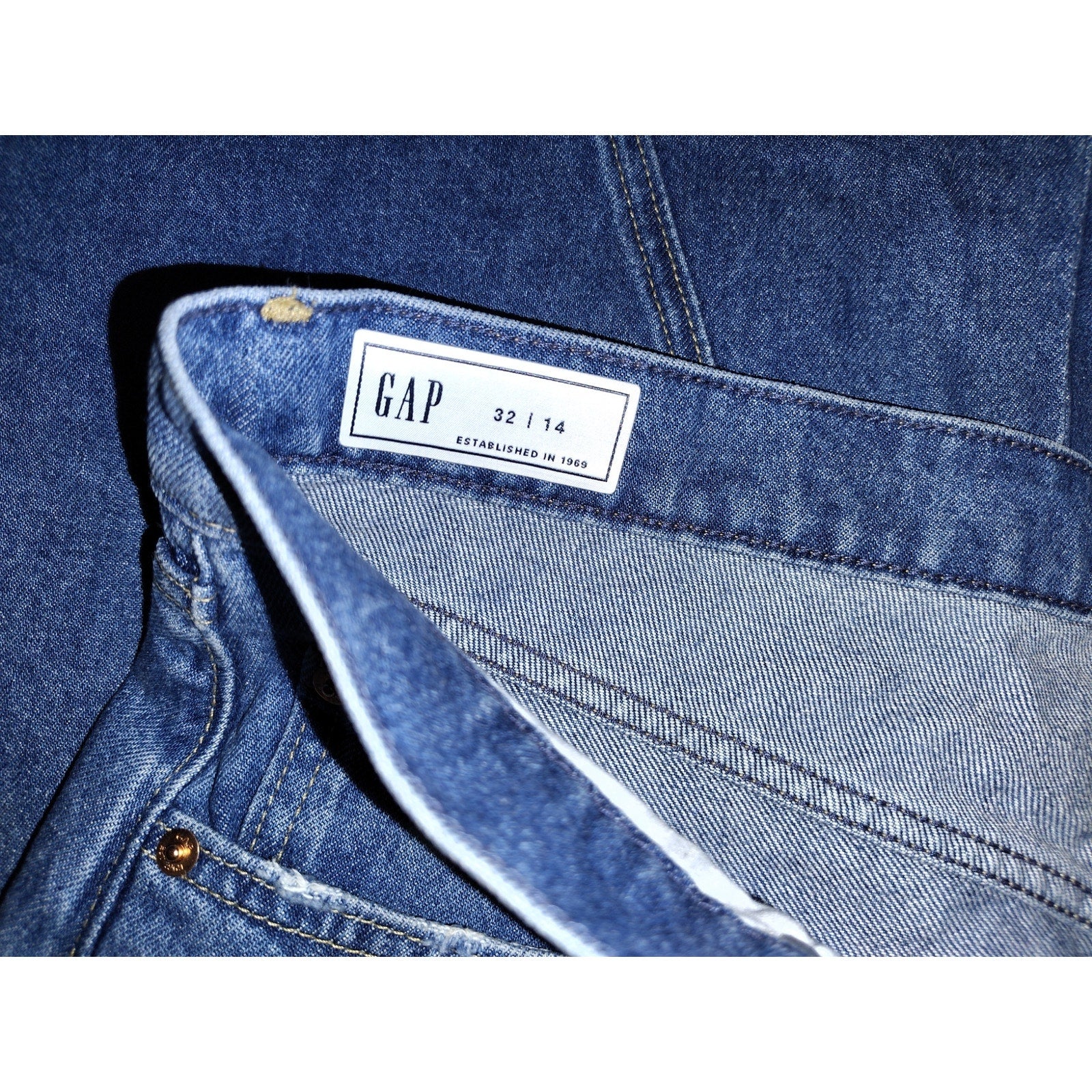 GAP size 14/32 Denim Maxi Skirt Pristine