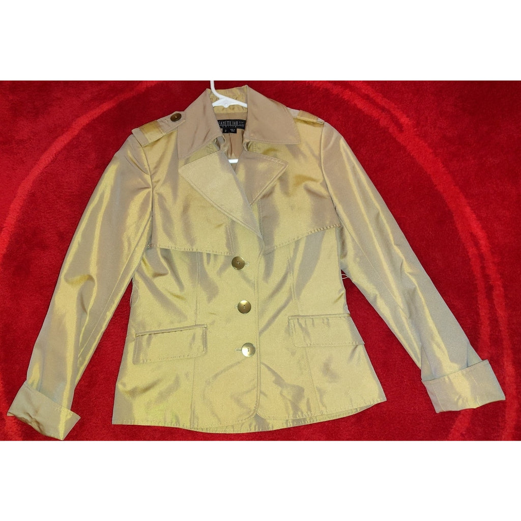 Lafayette 148 cropped Trench Sz 2 - No Belt