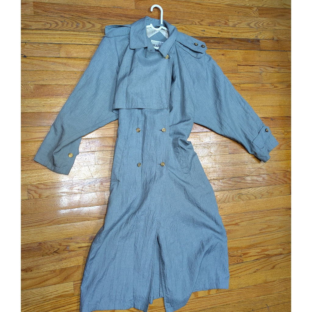 Vintage Light blue trench sz 12