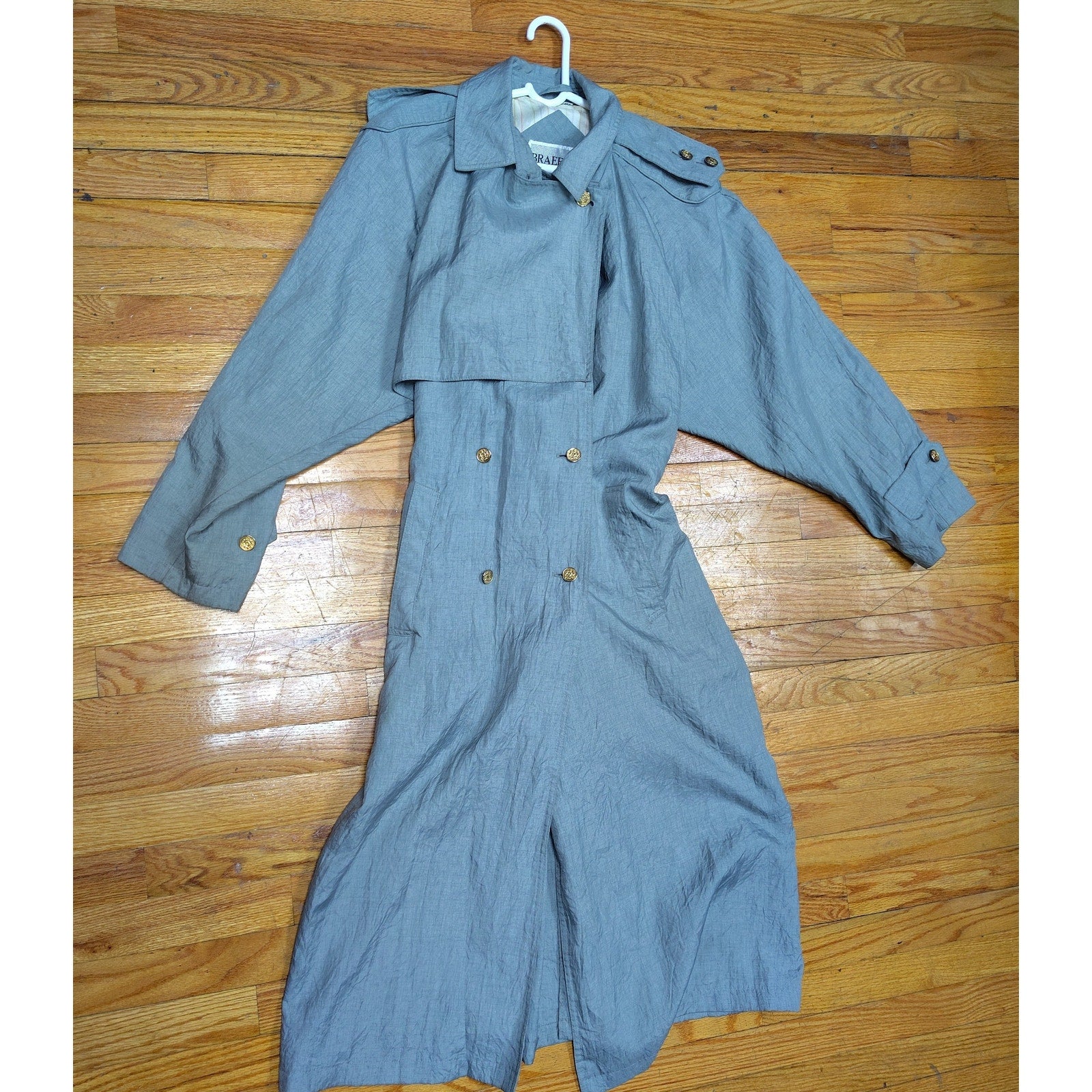 Vintage Light blue trench sz 12