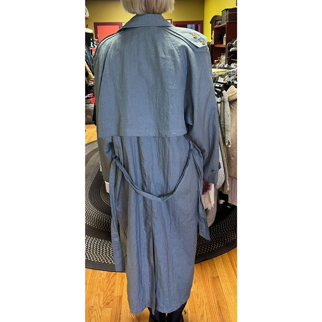 Vintage Light blue trench sz 12