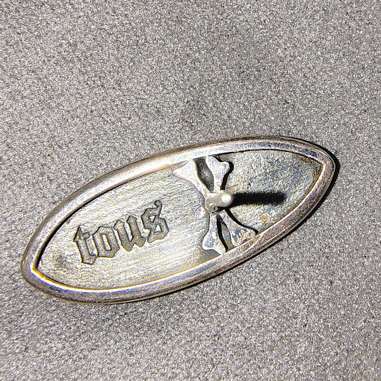 Tous Silver Pirate Bear Earrings