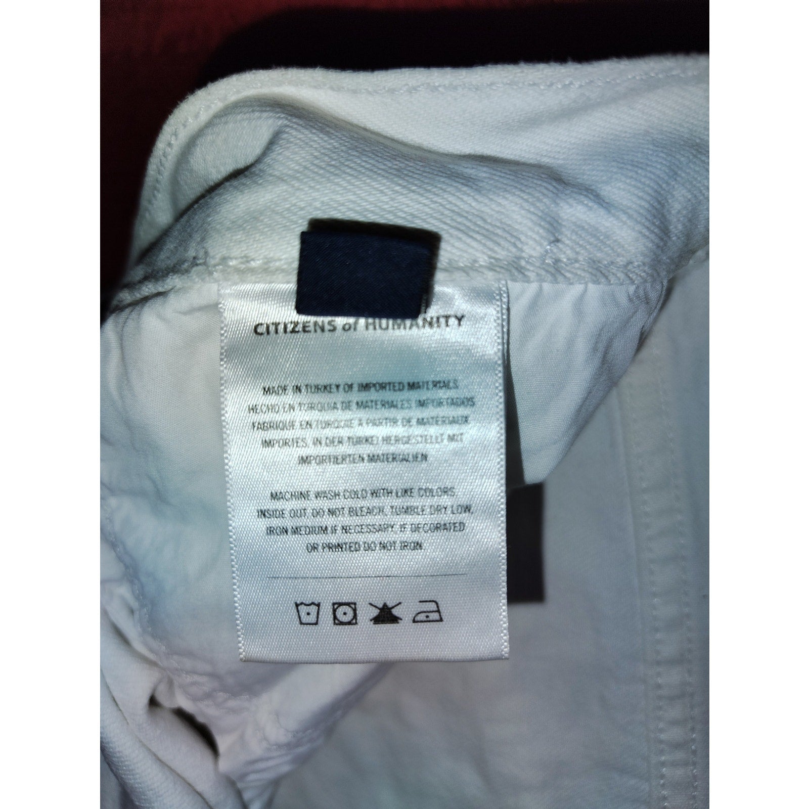 Citizens of Humanity Annabelle white jean shorts Sz 27