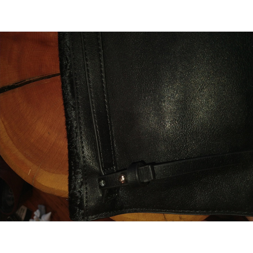 Zara messenger pony hair bag