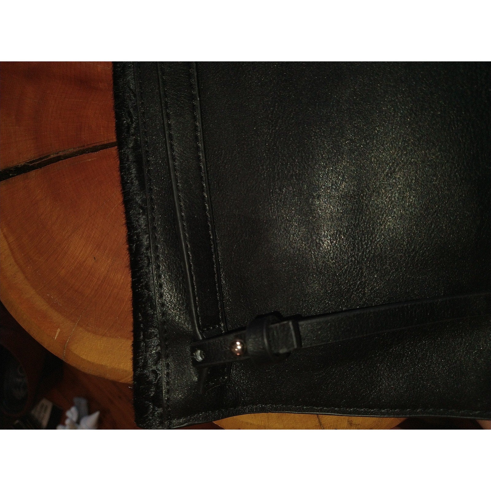 Zara messenger pony hair bag