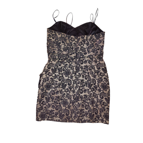 ABS NWOT Strapless Bustier Lace Cocktail Dress w/ Pockets Sz 14
