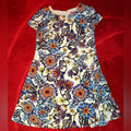 Betsey Johnson Floral Flutter Dress Sz 8