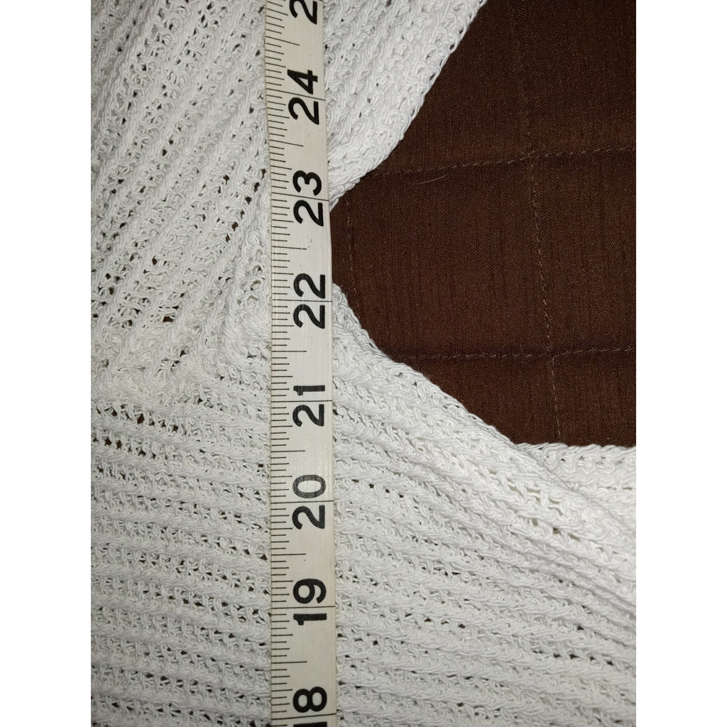 Zara sheer shirt w/ Drawstring detail S