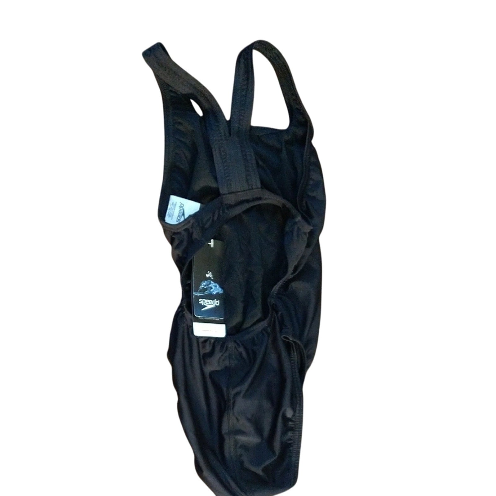 Speedo Black One Piece Swimsuit Athletic Design Sz 28