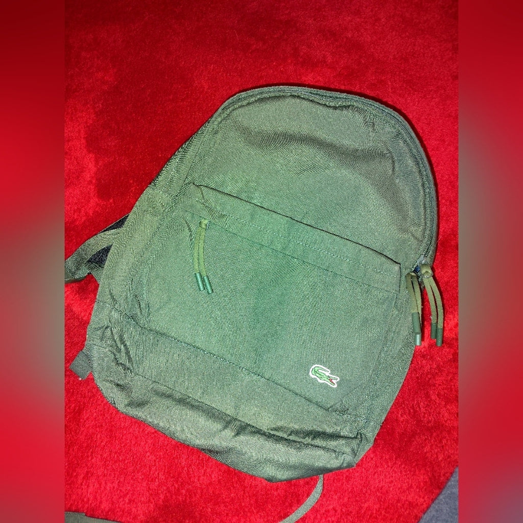 Lacoste Olive Green Men's Backpack