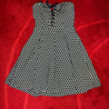 B Darlin Black and White Mini Dress