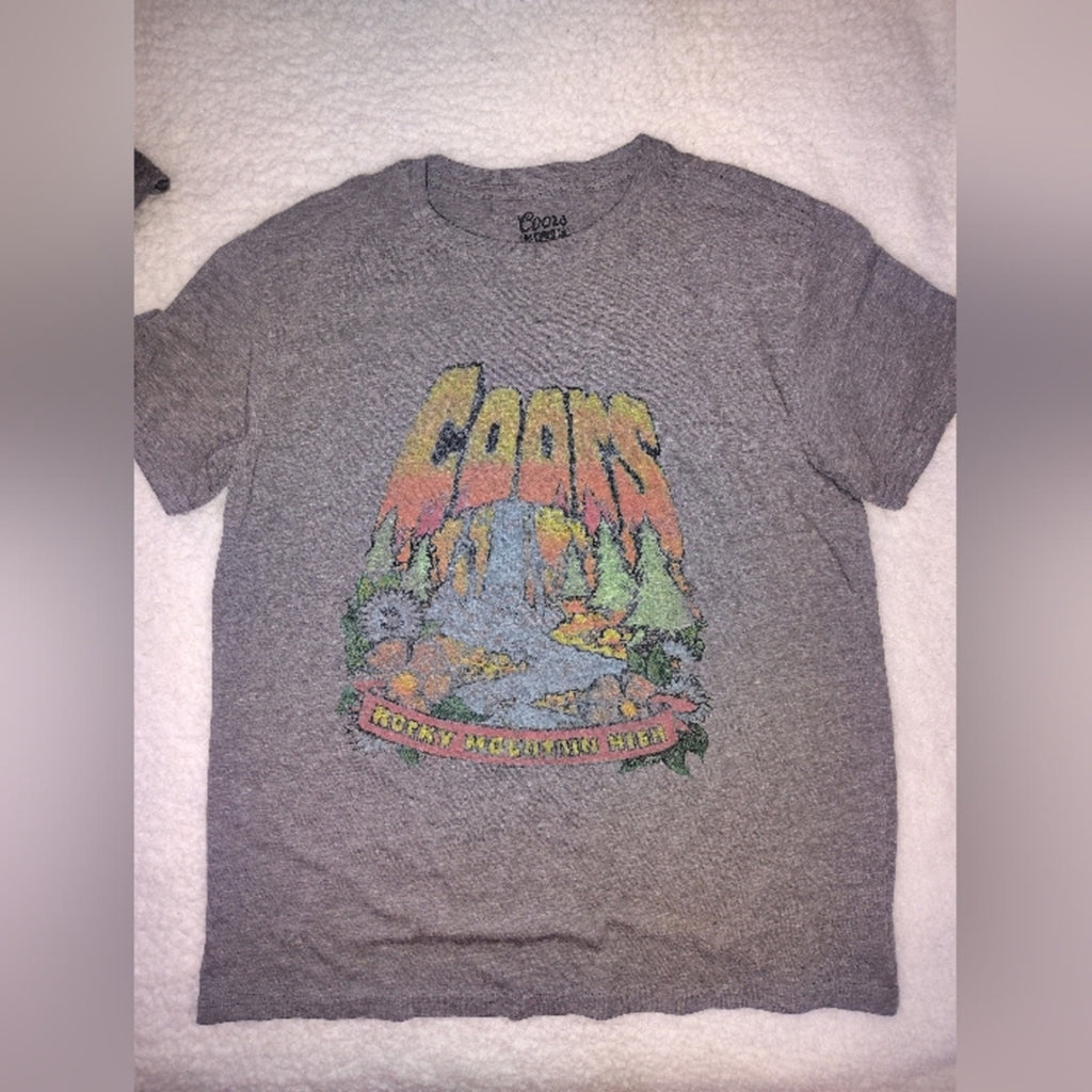 Lucky Brand Heather Gray T-Shirt Sz S