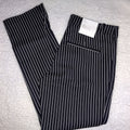 H&M Black and White Striped Dress Pants Sz 10