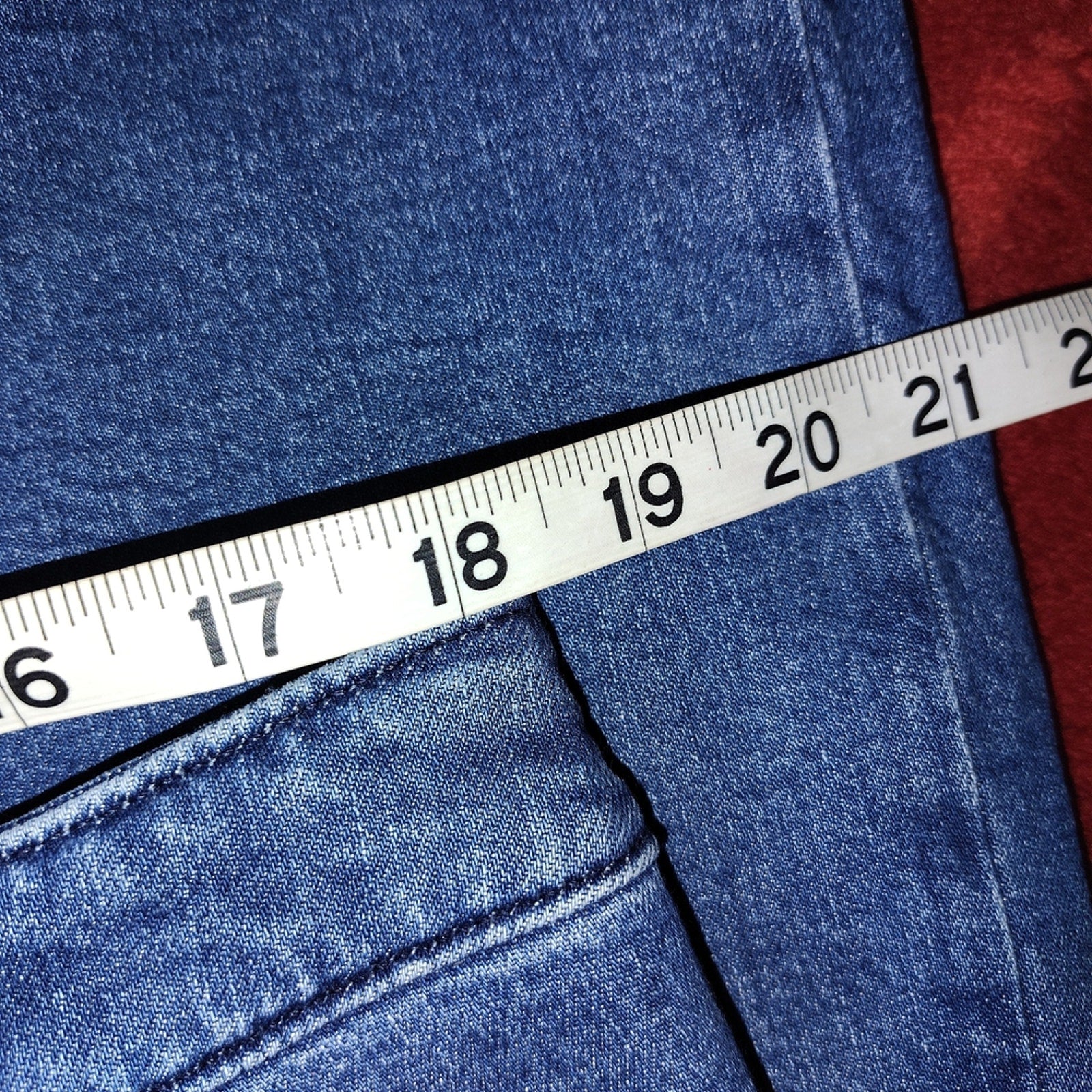 GAP Button Pocket 70's Rise Denim Flare Jeans Sz 16