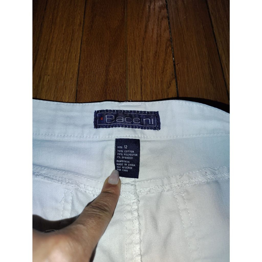 Vintage Baccini Denim Ruffle Skirt Sz 12