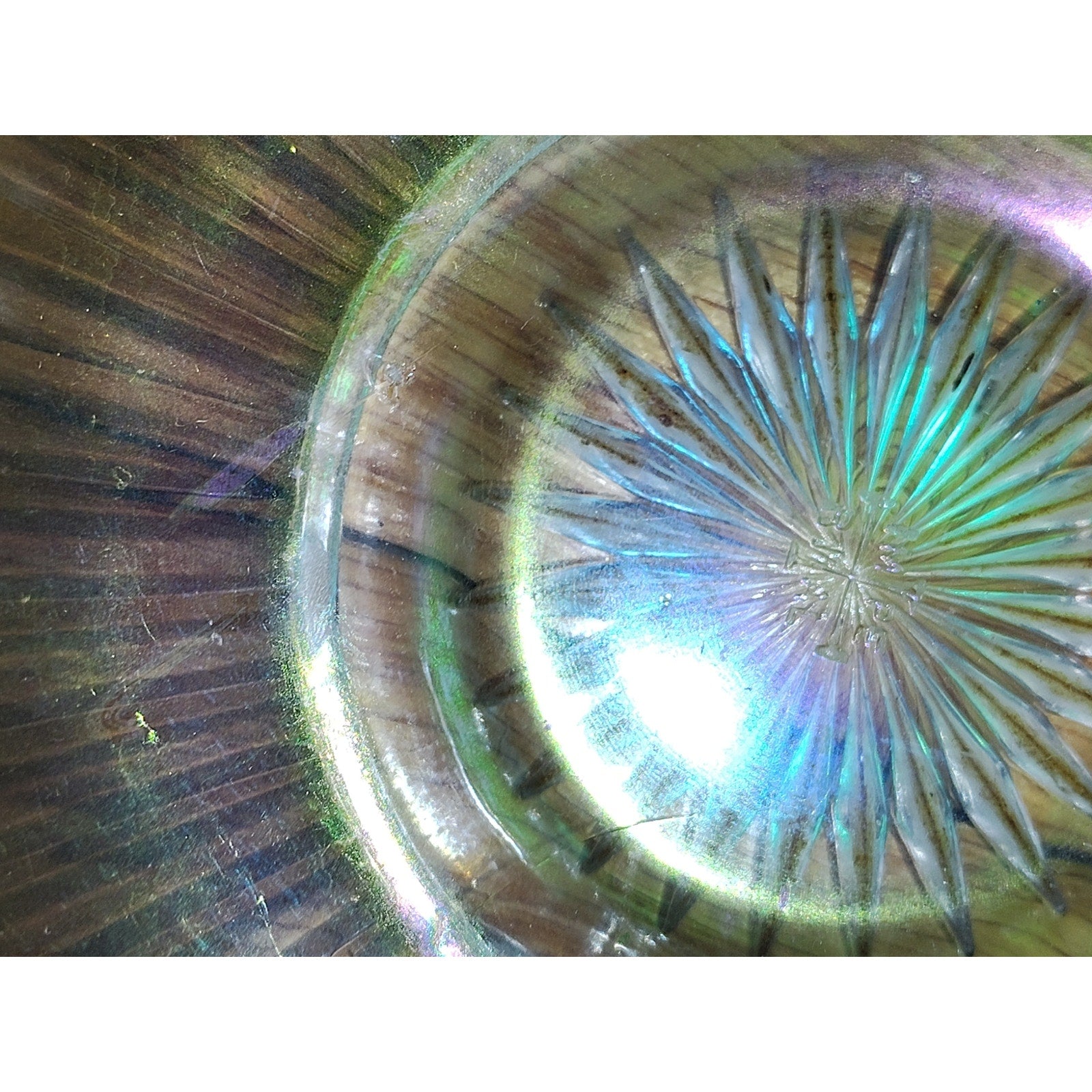 Vintage Iridescent candy bowls, 2