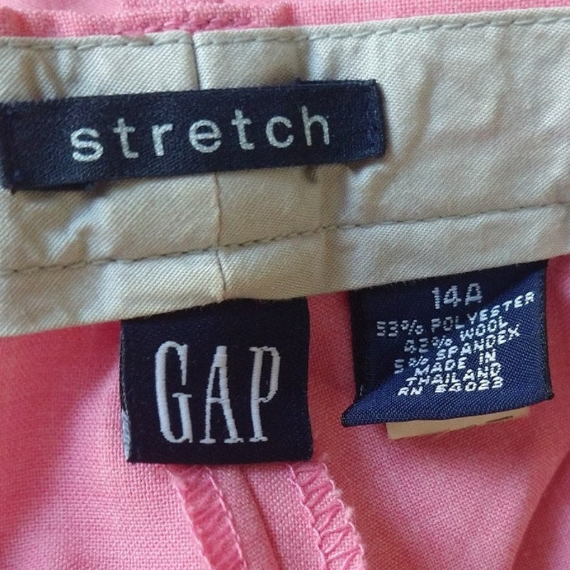 GAP Vintage Pink Light Weight Dress Pants  14A