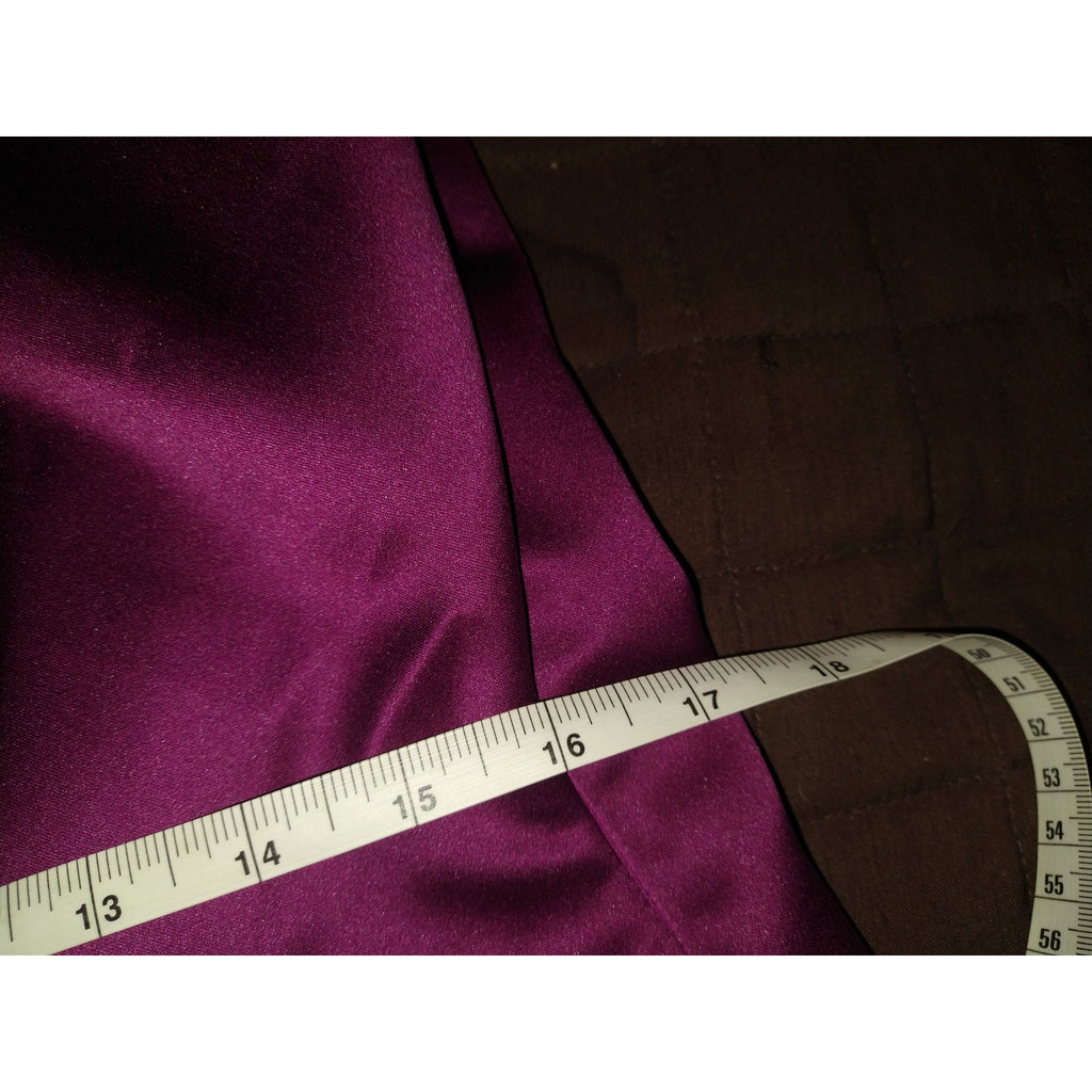 NWT ABS One Shoulder Plum Satin Mini dress SZ 14