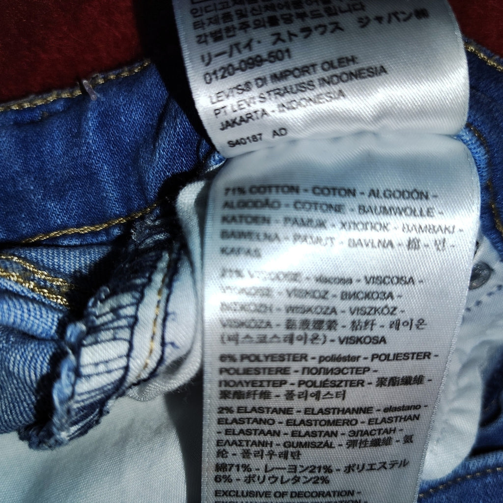 Levi's 711 Skinny Ankle Jeans 26
