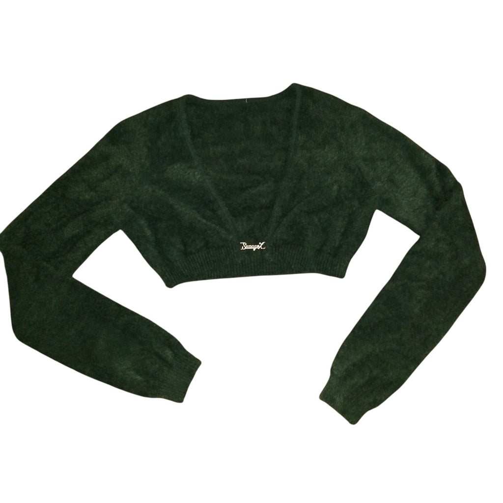 Savage Fenty x fuzzy green XS