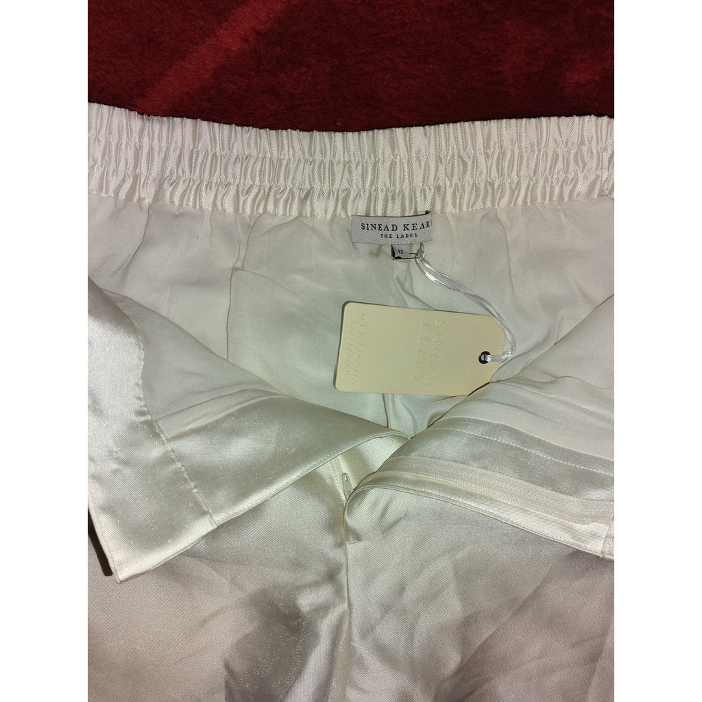 Sinead Keary The Chloe Classic Cream Women's Shorts Sz 12