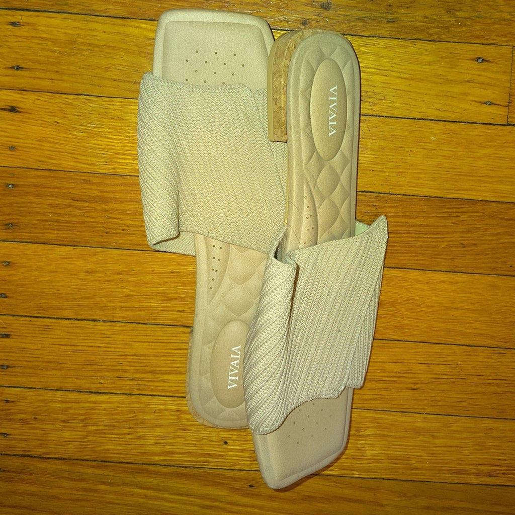 VIVAIA Women's Cream Sandals SZ 42