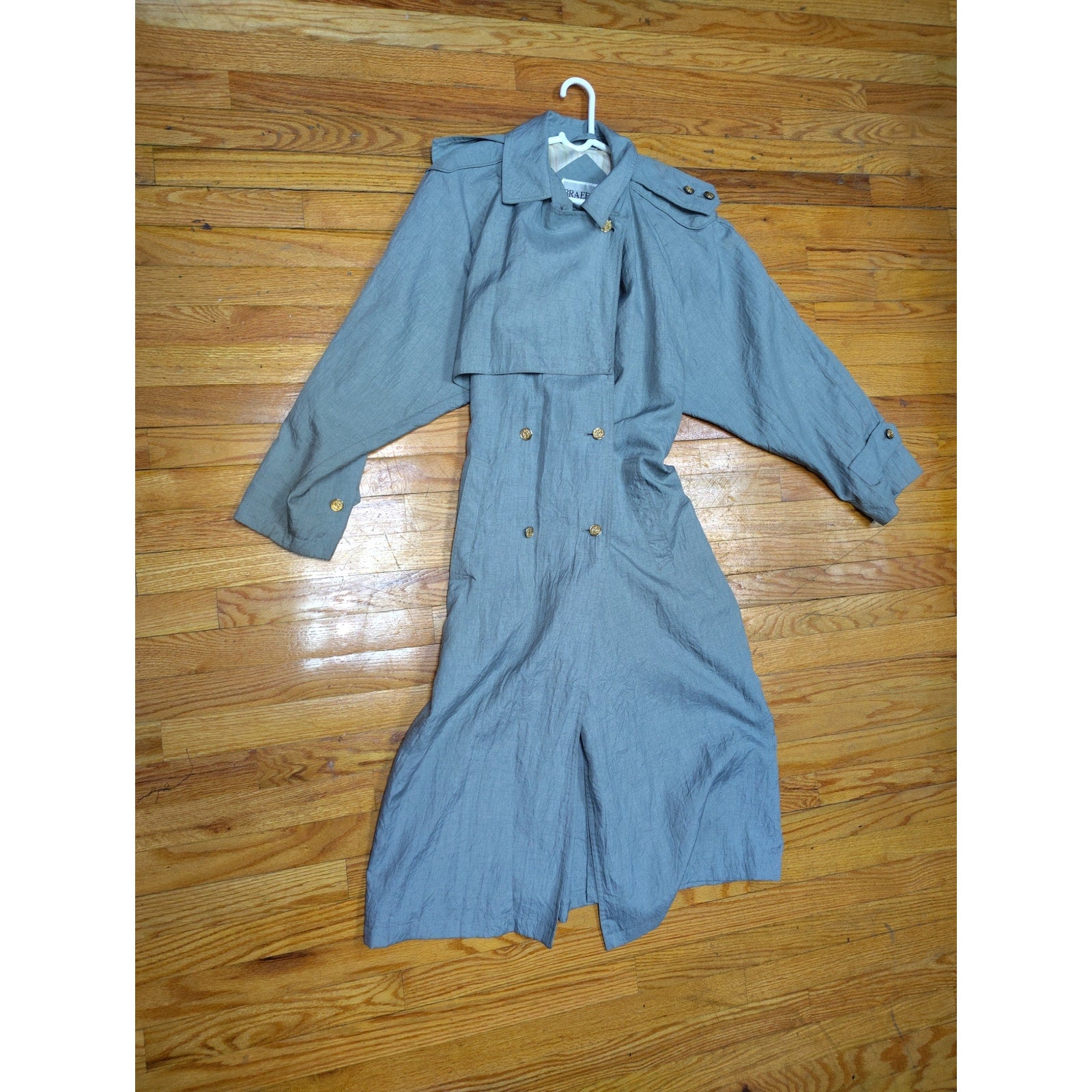 Vintage Light blue trench sz 12