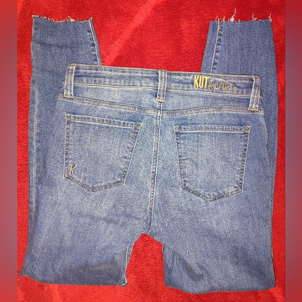 Kut from the Kloth Light Blue Ankle Jeans Sz 2