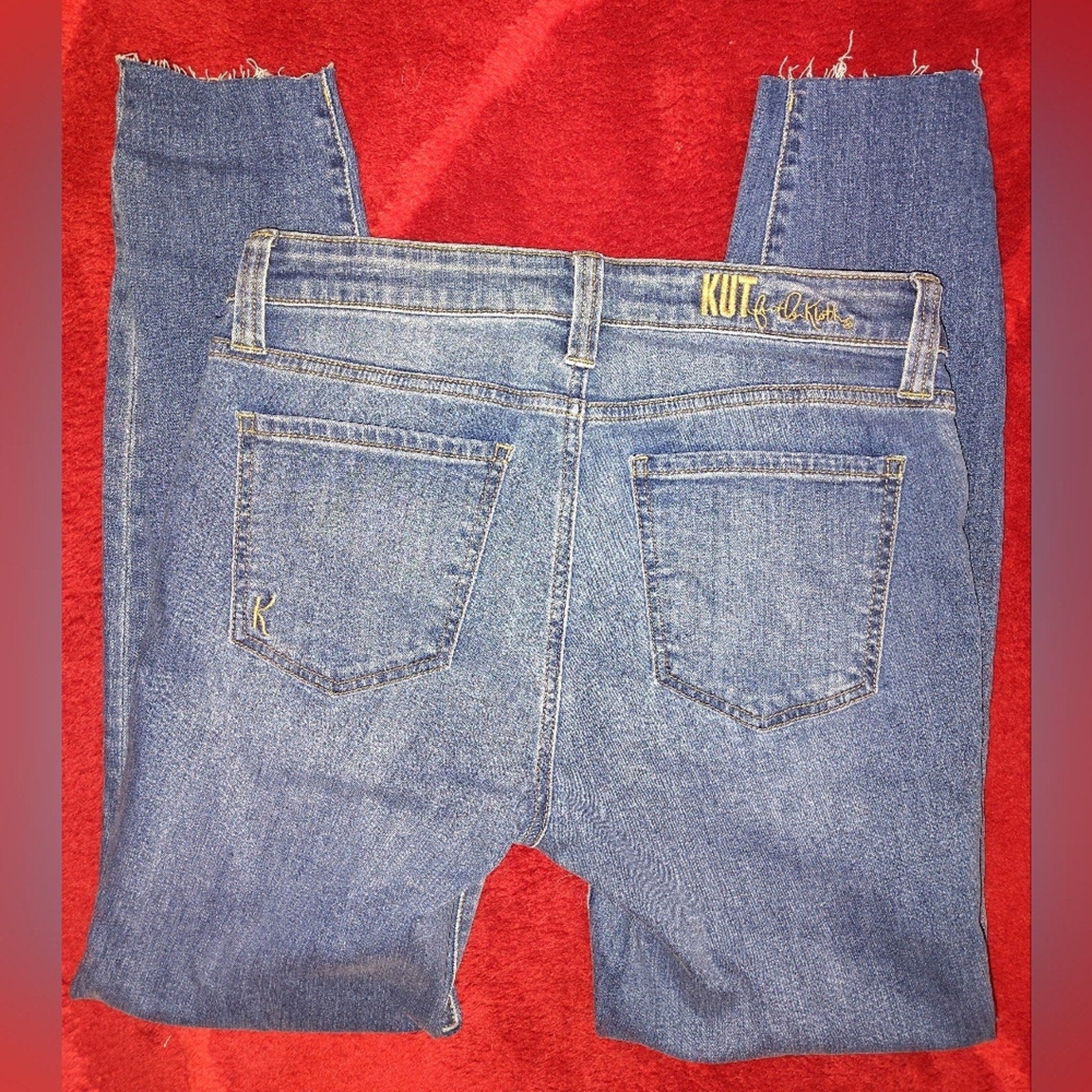 Kut from the Kloth Light Blue Ankle Jeans Sz 2