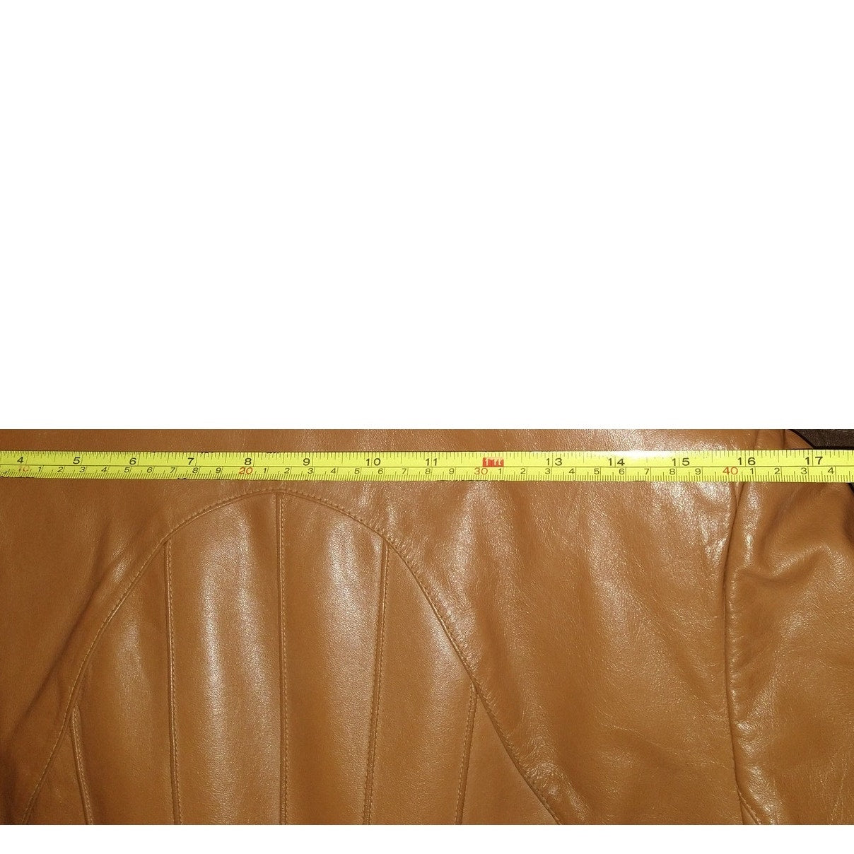 1970's Tan Camel leather Jacket w/ lining