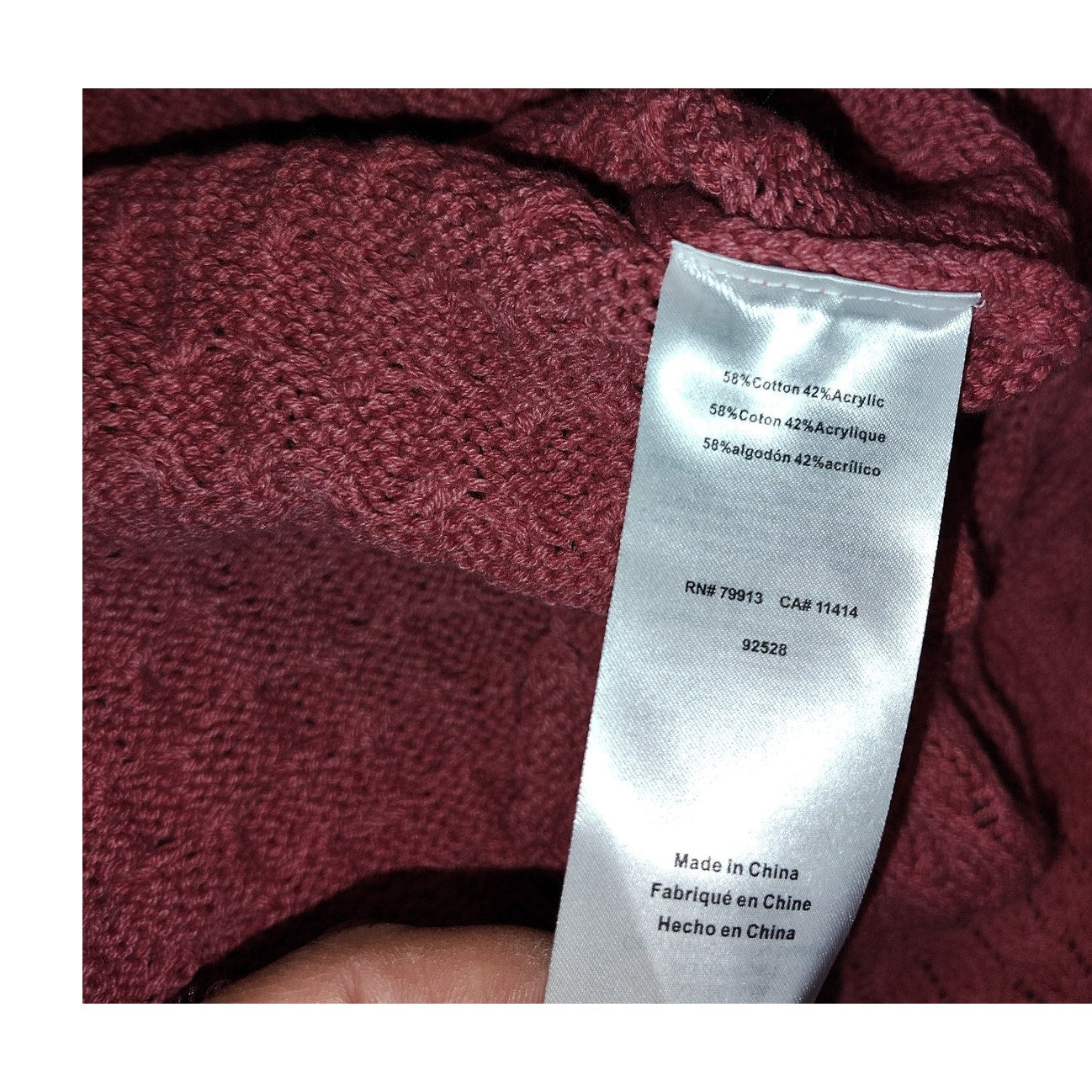 Motherhood Cowl neck sweater Sz XS