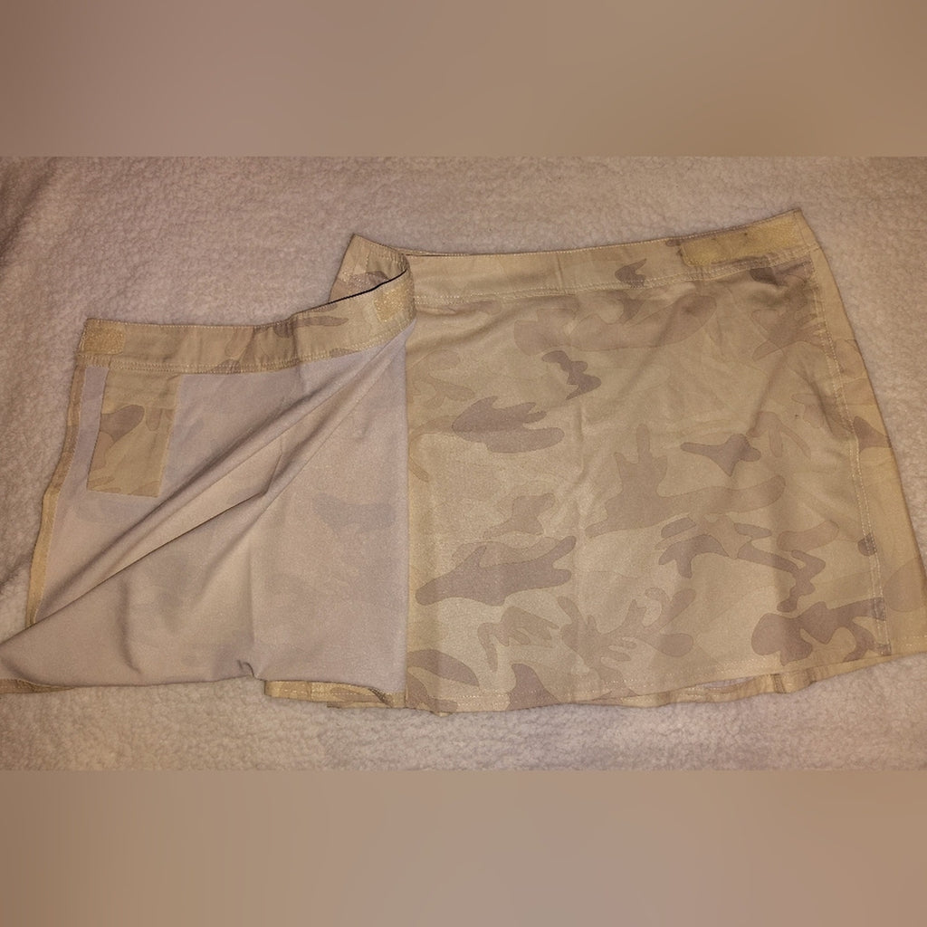 Rip Skirt Camouflage Mini Skirt Sz L