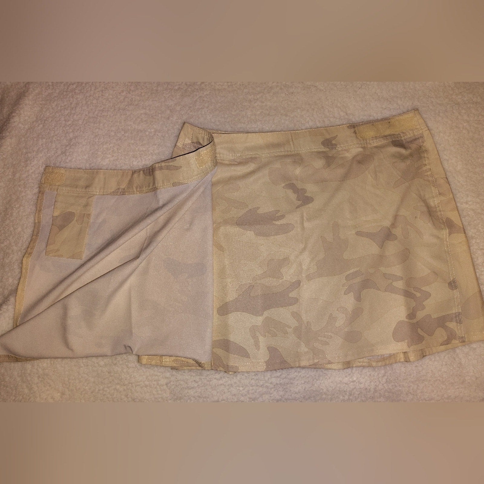 Rip Skirt Camouflage Mini Skirt Sz L