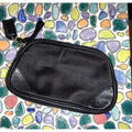 Coach Vintage Satin & Leather Black Small Bag