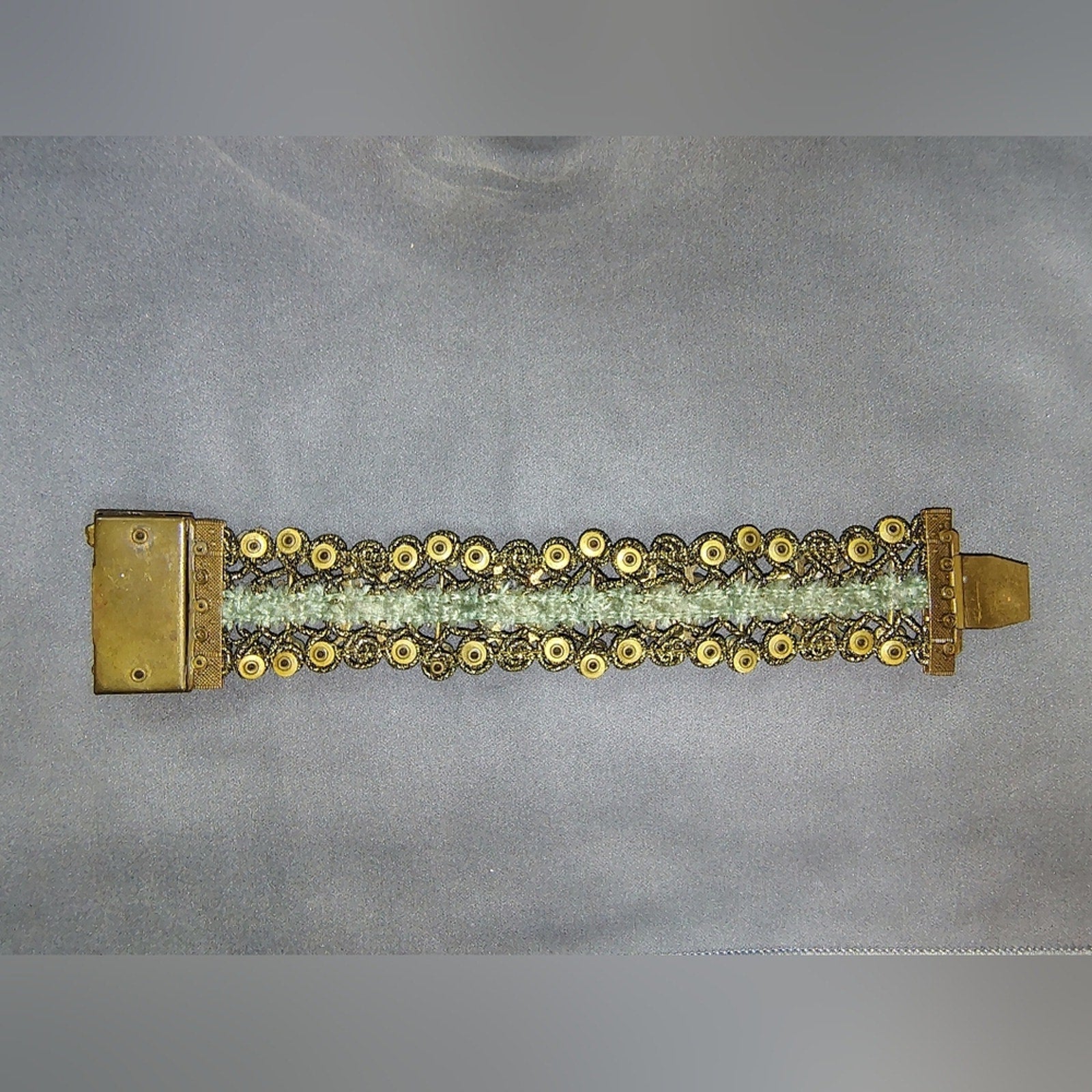 Vintage Michael Negrin Floral Enamel Bracelet