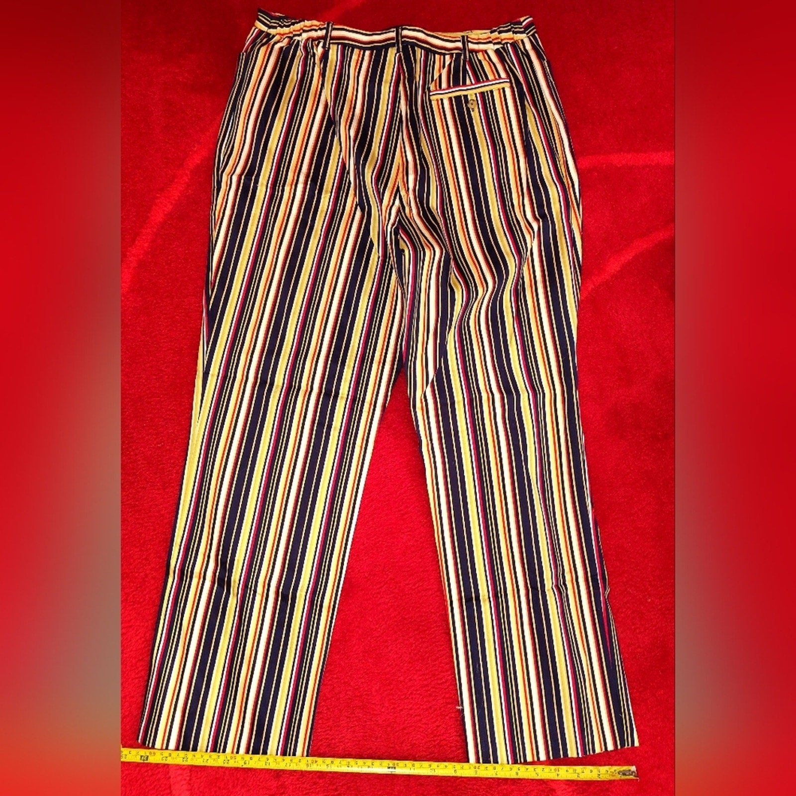 Sag Harbor Multicolor Striped Pants Sz 14