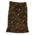 Vintage Green Silk Maxi Skirt NWOT SZ 16