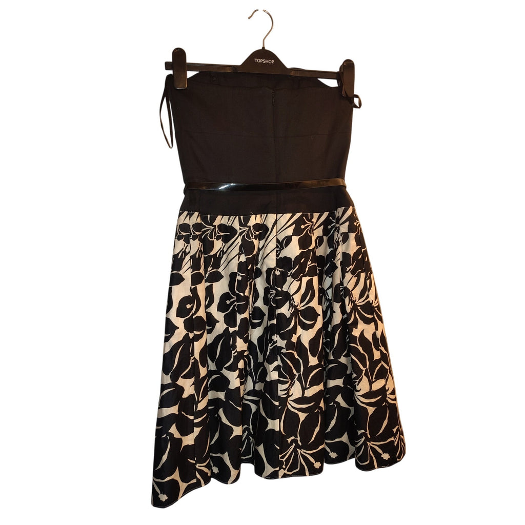 White House Black Market strapless dress Sz 2
