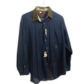 Vintage Men's Hilfiger Buttery Soft Denim Shirt Sz L