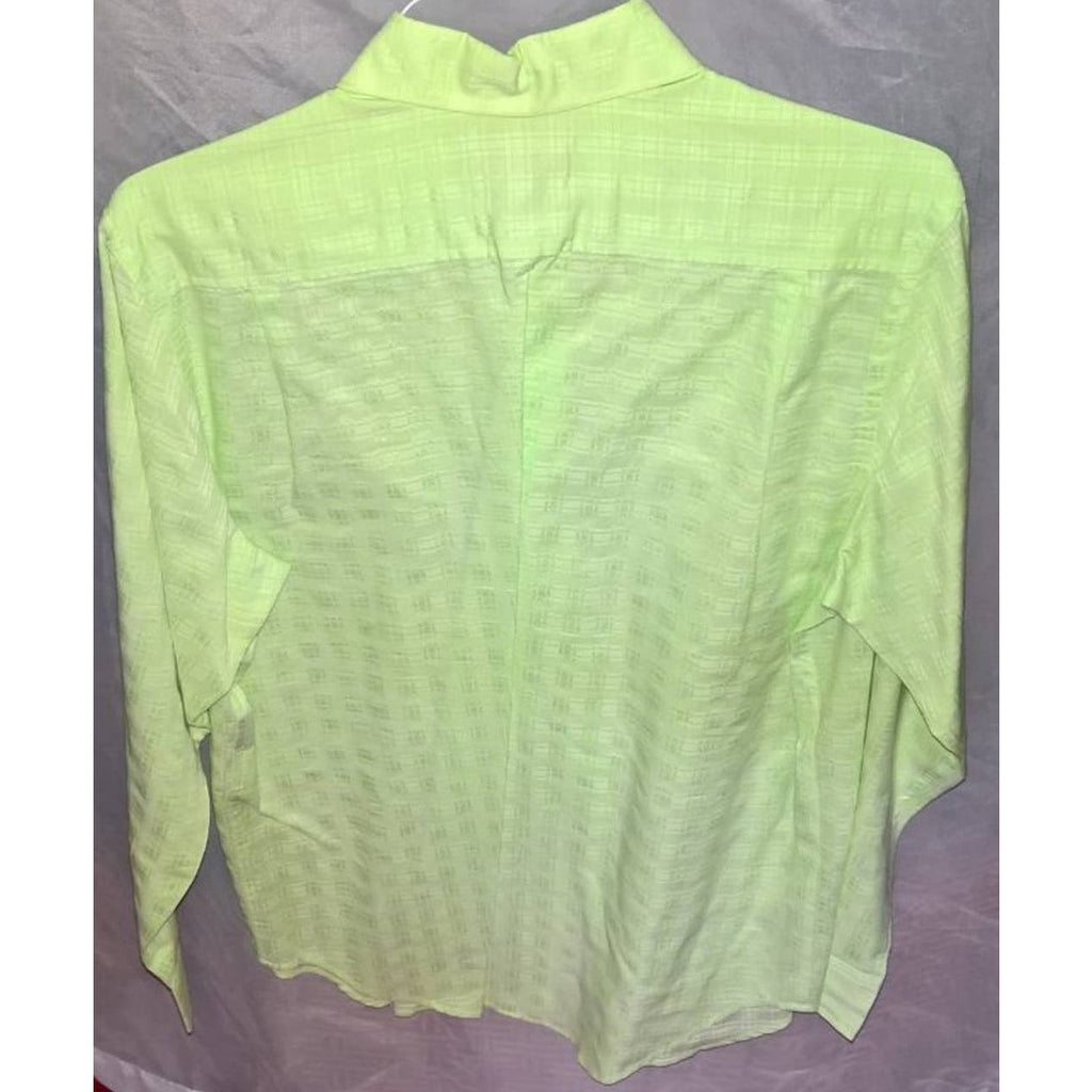 Vintage NWOT Vibrant Green DKNY Button Dwn! SZ M