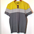 Alfani NWT Bold Vneck Shirt with Stretch Sz M