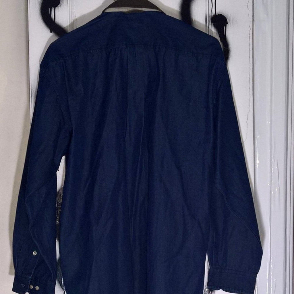 Vintage Men's Hilfiger Buttery Soft Denim Shirt Sz L