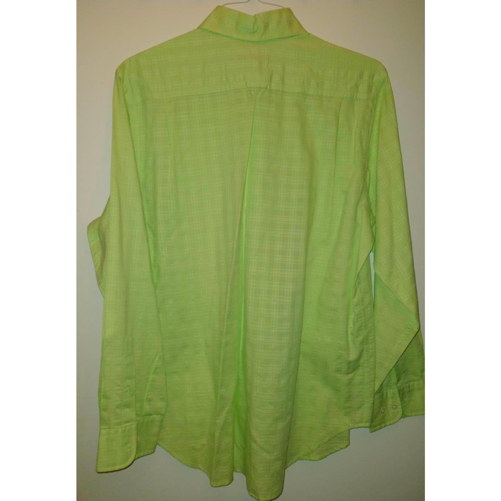 Vintage NWOT Vibrant Green DKNY Button Dwn! SZ M