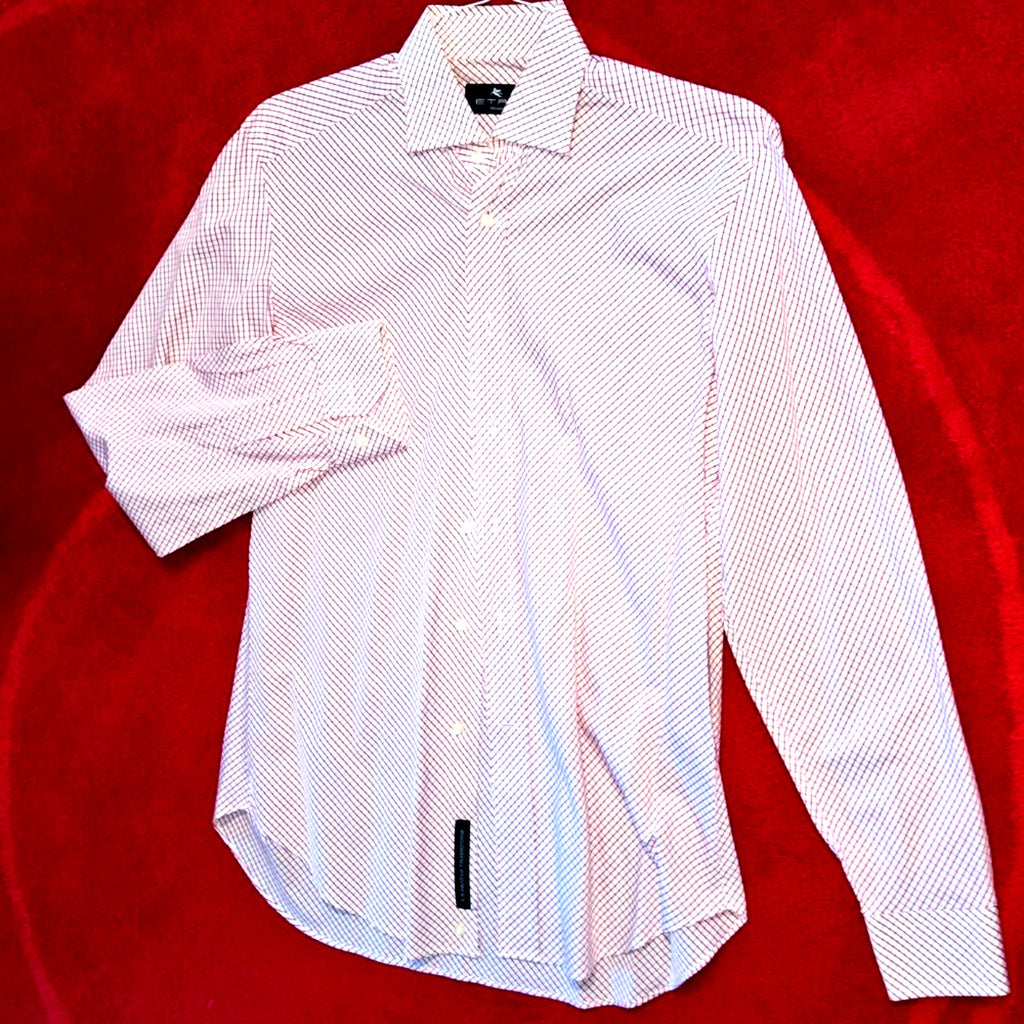 Vintage Etro NWOT Button down Sz 39, 15.5