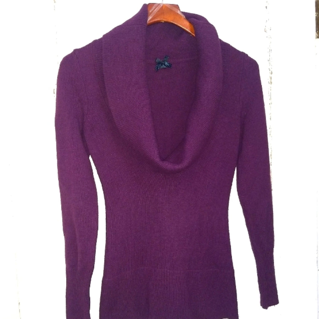 Vintage Sexy sweater in eggplant Sz S