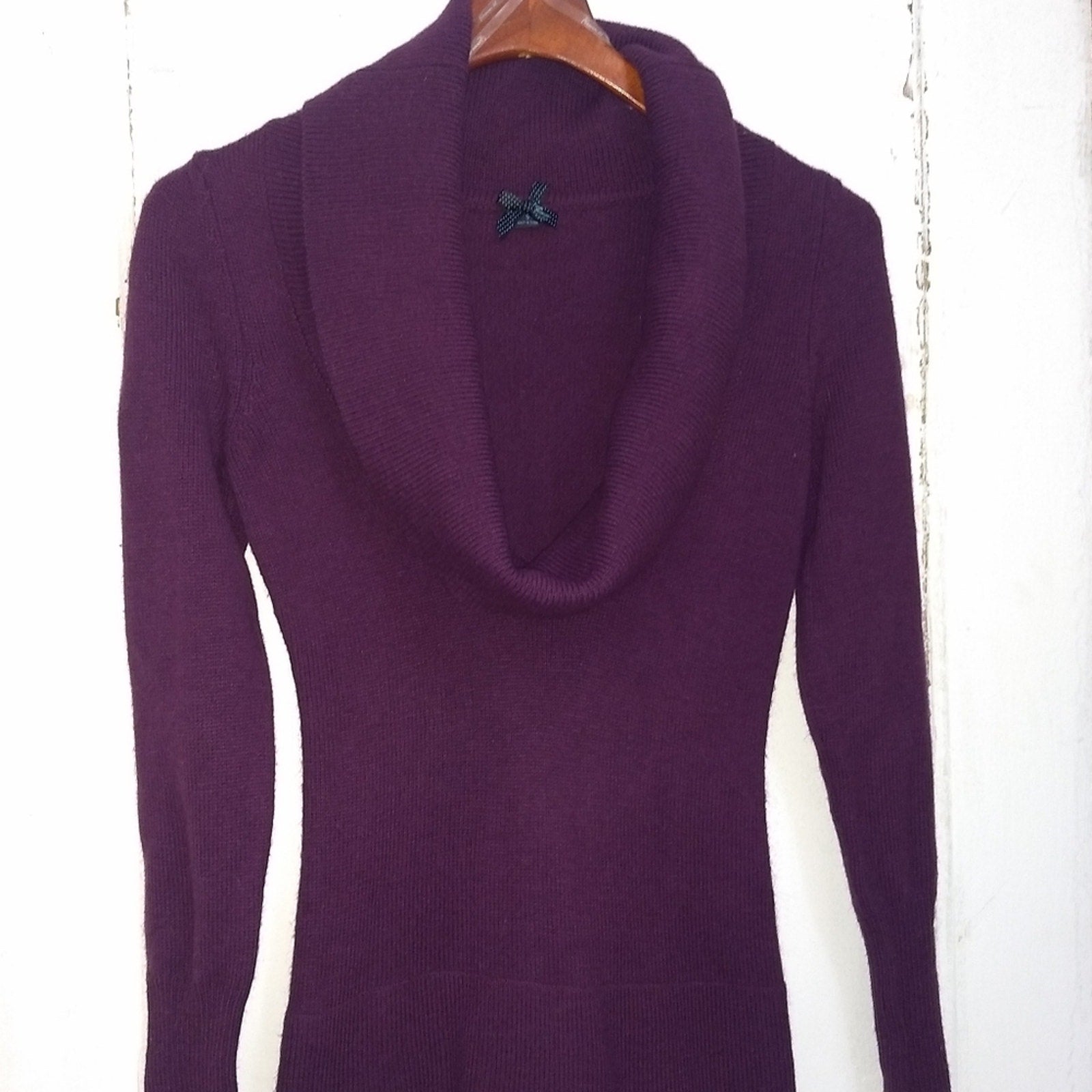 Vintage Sexy sweater in eggplant Sz S
