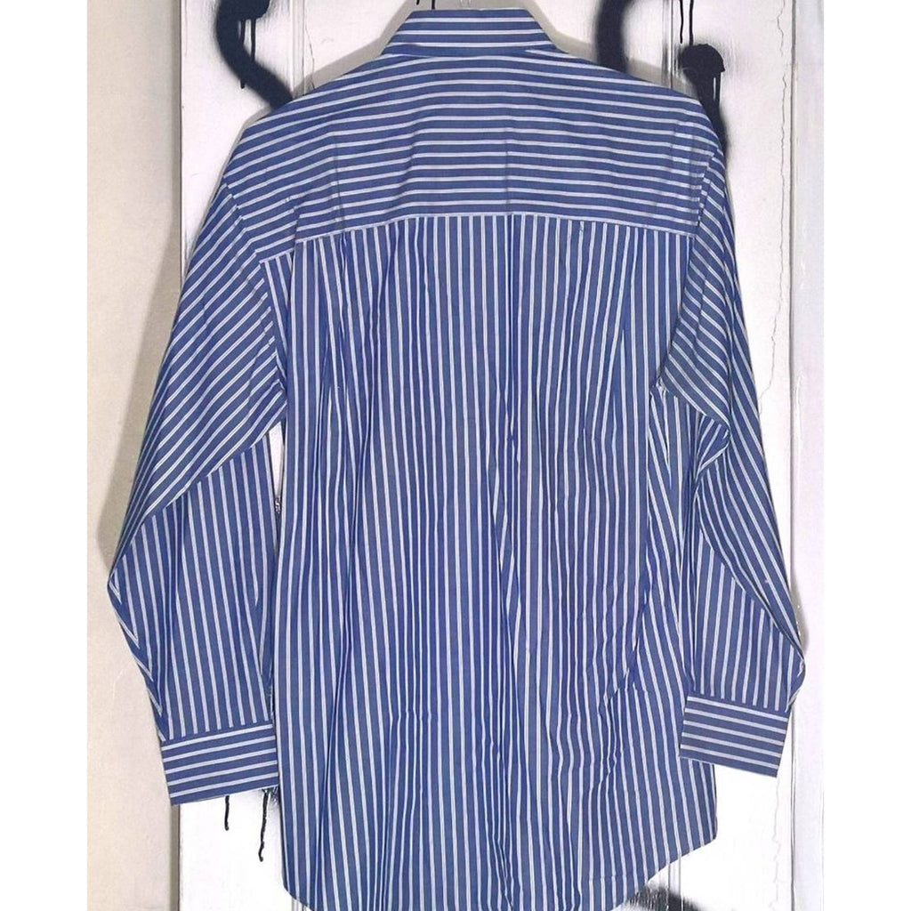 Vintage Saks NWT Classic Striped Dress Shirt Sz 15.5